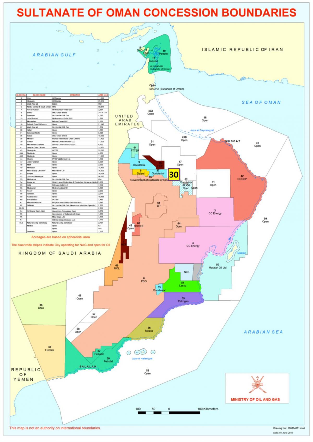 mapa de lekhwair Omã