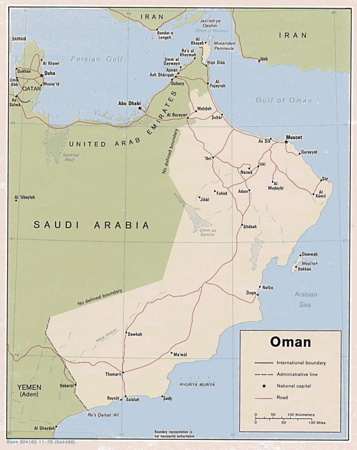 mapa de sohar Omã